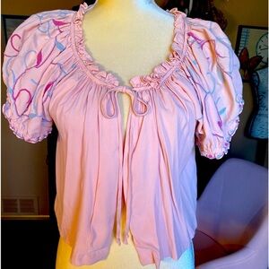Vintage Stella Fagin bed jacket 1940’s.  Perfect for jeans, pants, short…
